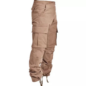 Vente en gros 2025 Pantalon cargo utilitaire de haute qualité pour hommes 100% coton Taille moyenne plusieurs poches Style décontracté Hip Hop Streetwear OEM - Product Image 2