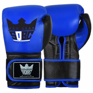 Guantes de boxeo a buen precio con impresión de logotipo personalizado Guantes de boxeo de cuero para entrenamiento MMA Guantes de protección de manos completas - Product Image 3