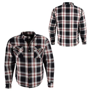 Ropa de trabajo de motorista, Camisa de franela, camisa de franela pesada forrada con costuras duraderas para pedidos de marca privada de fábrica para colección de invierno - Product Image 6