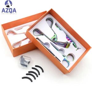 Outils cosmétiques en acier inoxydable de haute qualité Recourbe-cils avec poignée en silicone pour salon de beauté et usage personnel - Product Image 2