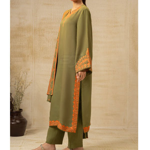 ชุดสูทปักลายสำหรับผู้หญิงชุดใส่ในชีวิตประจำวันชุดสูทปักลายทันสมัย - Product Image 3