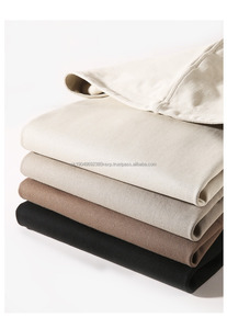 Sudadera con Capucha para Hombre, Estilo Holgado, Cuello Alto Simulado, Algodón Grueso, Sudadera Personalizada de Punto, Sudadera con Capucha Lisa, Hombros Caídos, Ropa Urbana - Product Image 2