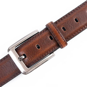 Cinturones de Cuero Vacuno para Hombre de Alta Calidad a Precio Económico, Hebilla de Acero, Personalizables, de Pakistán, Nuevo Diseño, Mejor Venta - Product Image 4