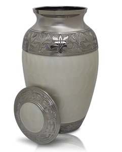 Adult Metal Cremation Urn for Human Ashes | Lightweight Metal Funeral Urn - Product Image 3