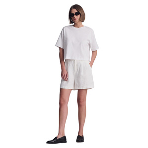 Shorts Bermuda pour femmes, taille mi-haute, décontractés, pour la salle de sport, le yoga, la course à pied, vêtements de sport, vêtements d'été, OEM ODM, vente en gros personnalisée, polyester/coton - Product Image 2