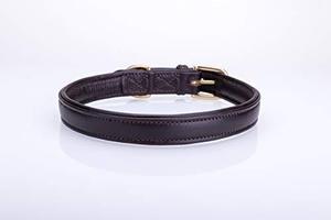 Collier de chien en cuir vert fait à la main de meilleure qualité avec design rembourré doux fabricant indien fournisseur et grossiste Saman Exports - Product Image 4