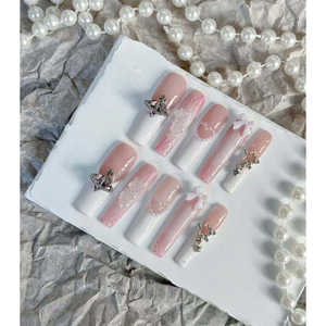 Uñas Postizas Color Rosa Stardust - Product Image 2