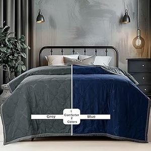 Nouveau lancement Couette en microfibre réversible faite à la main Ultra-douce et légère avec une couleur unie de qualité supérieure - Product Image 2