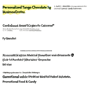 Gadget Promozionali Personalizzati al Cioccolato Tango 5g per Aziende Alimentari e di Dolciumi - Product Image 2