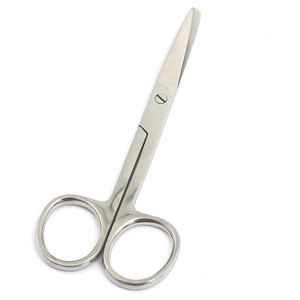 4.5 "กรรไกรผ่าตัดสเตนเลสเกรดประหยัดแบบทื่อแหลมกรรไกรผ่าตัดความแม่นยำสูง - Product Image 6