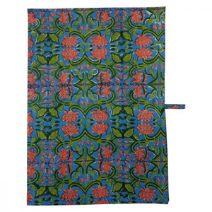 Discover Premium 100% algodón GOTS certificado bordado Jacquard tejido pesado 520GSM secado rápido ecológico toalla de cocina de lujo - Product Image 5