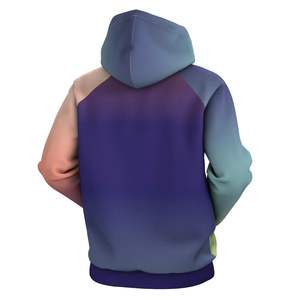 Sweat à capuche respirant de haute qualité pour homme, 100% coton molletonné, imprimé par sublimation, avec poche et logo personnalisé, taille XS - Product Image 6
