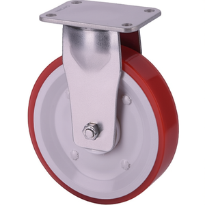 Rueda Giratoria de Alta Resistencia de 200 mm, Capacidad de Carga de 1400 kg, Base de Poliuretano Fundido, L200 x W160 mm, para Muebles - Ruedas BS - Product Image 3