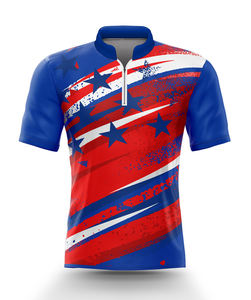 Custom Men's and Women's Sports Quarter Zip Shirt Cornhole <b>Bowling</b> Golf-Sublimation Dye Jersey - Product Image 3