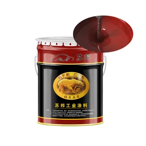 Red Lead Alkyd Anti-Rust Primer Paint Protective Coating for Steel Structure Fence with EINECS Mixture Number