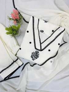 ชุดอินเดียปักลายดอกแบบดั้งเดิมยาวเหนือเข่าสำหรับผู้หญิงชุดปาร์ตี้แบบลำลองพิเศษ - Product Image 6