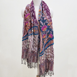Handmade Traditional Winter <b>Wool</b> <b>Scarfs</b> Long Length Boiled <b>Wool</b> Shawls with Embroidery Soft Feel Traditional Soft Feel Shawls - Product Image 6