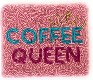 Silver and Gold <b>Hand</b>-Beaded <b>Mini</b> Pouch Bag for Women Handmade Boho Clutch Purse - Product Image 6