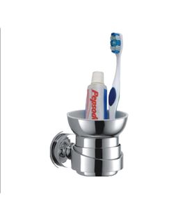 Hecho a mano Durable 2024 Venta caliente calidad personalizada plata acabado acero cepillo de dientes soporte de pasta de dientes en Color níquel - Product Image 6