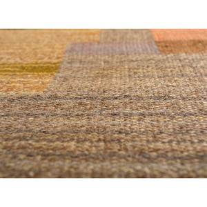 Nayaab Classic Beige <b>Brown</b> <b>Wool</b> Rugs Handmade Flat Weave Abstract Rectangle Design for Home Living Bedroom for Teens-Paem-891 - Product Image 3