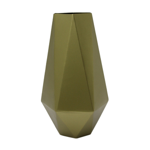 Modern Designer Tableware Decorative Diamond Shape Iron Metal Flower <b>Vase</b> <b>Copper</b> Finishing for Home and Wedding Decoration - Product Image 3