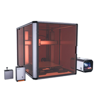 Snapmaker Artisan - Impresora 3D 3 en 1 de Gran Tamaño, Máquina de Grabado Láser y Corte CNC para Uso Doméstico y Tiendas de Impresión