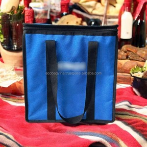 Sac isotherme tissé PP personnalisé avec poignée et fermeture éclair, fourre-tout thermique réutilisable pour le déjeuner - Product Image 4