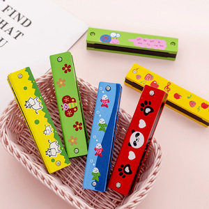 Armónica de madera de 16 agujeros, modelo de <span class=keywords><strong>Piano</strong></span> educativo para niños, instrumento Musical de iluminación para niños, órgano de boca - Product Image 2