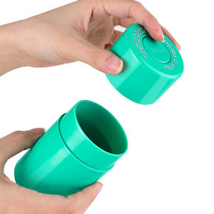 3.5ジャー気密スタッシュハーブジャー子供に強い防臭コンテナハーベルフラワースタッシュコンテナプレスプラスチック収納ジャー - Product Image 5