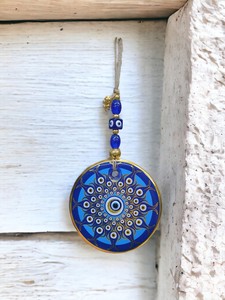 Ojo Turco DAFNI de 11 CM, Hecho a Mano, con Relieve, Magnético, de Vidrio, Tradicional, Promocional, Novedoso, para Decoración de Pared - Product Image 3