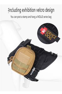 Original <span class=keywords><strong>Factory</strong></span> New Design Geschirr für große Hunde Tägliches Leben Taktisches Hunde geschirr Training Arbeitshund Weste mit Griff - Product Image 2