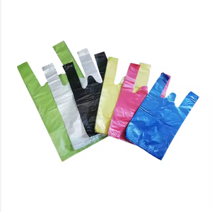 Bolsas de Compra Reutilizables, Impresas, Compostables, de Plástico, para Abarrotes, Muestras Gratis, Bolsas Tipo Camiseta, Marca HM - Product Image 3