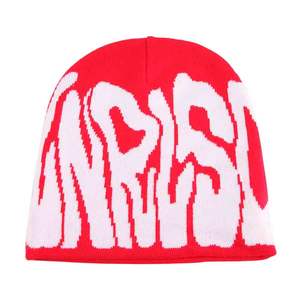 Gorros de calidad para hombre, gorros de invierno de jacquard personalizados, acrílicos, sin mancuernas, con cable - Product Image 2