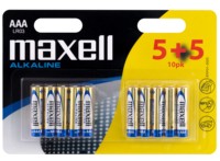 Pilas Alcalinas AAA LR03 en Blister 5+5 1.5V con Certificación CE para Electrodomésticos, Juguetes, Control Remoto, 5 Años de Duración