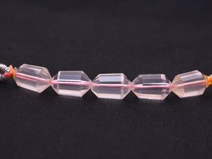 Cuentas de Cuarzo Rosa Facetadas de 6x10mm, Cuentas Sueltas de Cuarzo Rosa Natural Semipreciosas para Joyería - Product Image 4