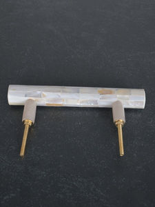 Poignées et boutons de meubles en nacre unique, écologiques, faits à la main, modernes, pour cuisine, chambre, salle de bain, artisanat - Product Image 3