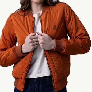 Chaquetas Bomber de Invierno para Mujer de Alta Calidad, Directamente de Fábrica, Tejidas, Transpirables, Ecológicas, Resistentes al Viento, Lisas, Teñidas y Personalizadas - Product Image 4
