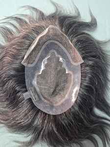 Taz Hair BD Cheveux humains Remy indiens, Lace Front, Ondulation naturelle, Noir, Style, Écologique, Léger, Postiches - Product Image 4