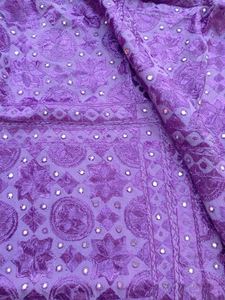 Bordado a mano indio ecológico para todas las estaciones tamaño Queen cobertores de algodón trabajo de espejo Floral patrón de cordones decorativo para el hogar - Product Image 4