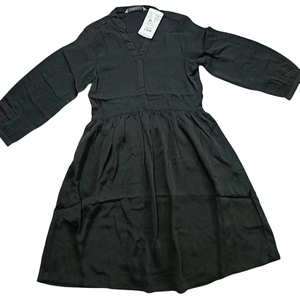 AOP Point Coton Polyester Mixte Imprimé Personnalisé Robe d'été pour filles Décontracté T-shirt à manches longues - Product Image 4