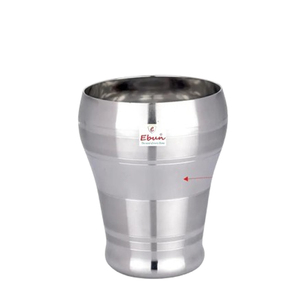 Ideal for Water Juice and Decorative Use Shiny Polished Stainless Steel Metal Drink Ware Nordic Style <b>Glass</b> - Product Image 1