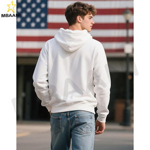 Unisex <b>White</b> Color Hoodies Hooded <b>Sweatshirt</b> Athletic Hoodie Sweat Shirt. - Product Image 5