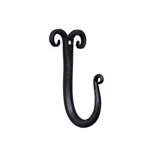 Decorative powder coated finished scroll iron hook for kitchen organizer for entryways for bedroom organizer - Product Image 4