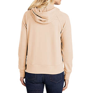 Pull à capuche décontracté OEM pour femmes Sweat-shirt en polaire à la mode avec logo à l'avant respirant coupe ample pour l'hiver - Product Image 3