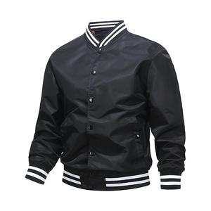 Veste de baseball en satin personnalisée, vente chaude, style classique décontracté, confortable, grande taille, logo personnalisé, streetwear, vestes universitaires pour hommes - Product Image 1
