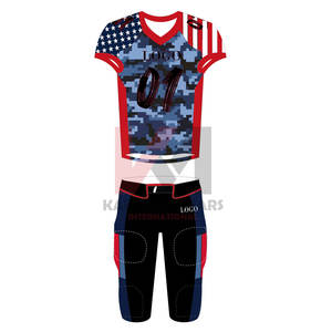 Vente en gros d'uniformes de football américain à capuche à sublimation coupe régulière pour jeunes ensembles d'uniformes de football américain personnalisés - Product Image 1