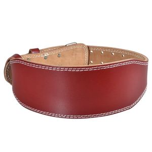 Cinturón de Levantamiento de Pesas y Potencia, Cuero de Gamuza de 4 Pulgadas para Sentadillas - Product Image 2