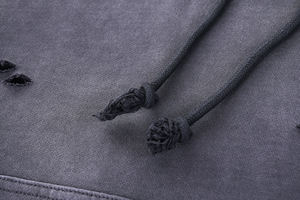 400 GSM เสื้อมีฮู้ดโอเวอร์ไซส์สำหรับผู้ชายเสื้อมีฮู้ดผ้าคอตตอนผ้าฟลีซไหล่ปล่อยบ็อกซี่ใส่ได้ทั้งชายและหญิง - Product Image 4