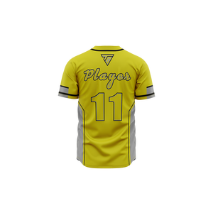 Superventas, novedad de 2025, camisetas de béisbol con cuello en V de alta calidad, Panel de solapa, botón completo, sublimación, ropa transpirable - Product Image 4