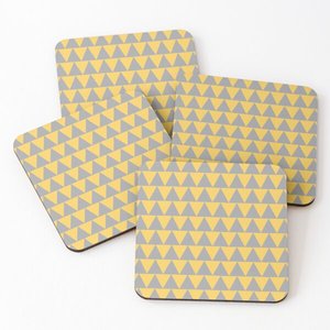 Sous-verres de service à thé imprimés en bois de mangue/bois d'acacia 1038 ensemble de 4 pièces - Product Image 6
